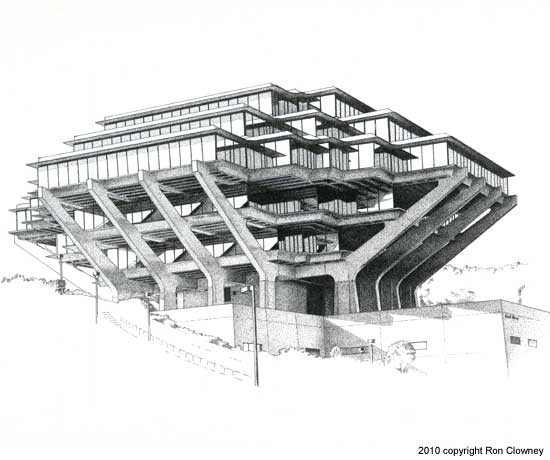 The Geisel Library, UCSD, San Diego CA